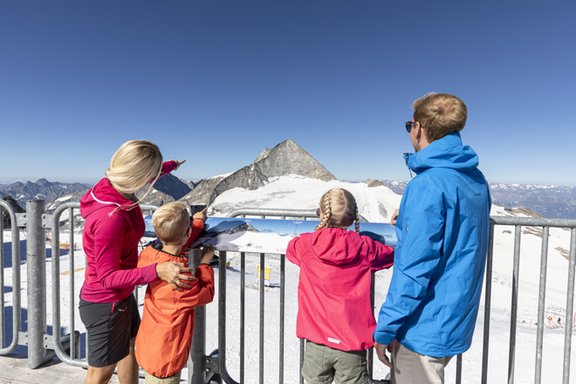 Panorama terrace on Hintertuxer Gletscher Panorama terrace on Hintertuxer Gletscher