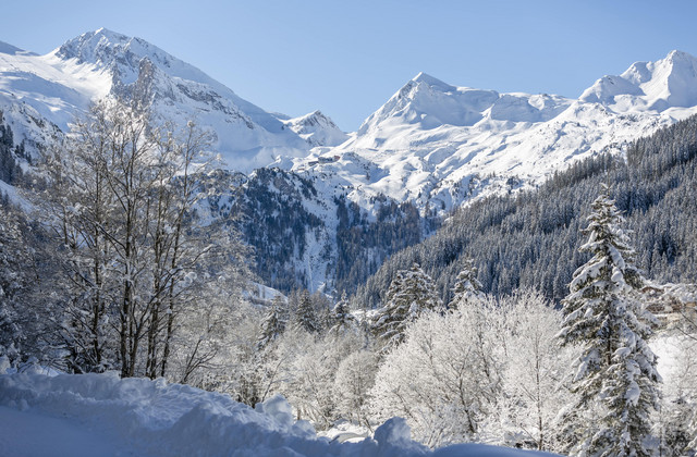 Winter in the Zillertal valley Winter in the Zillertal valley